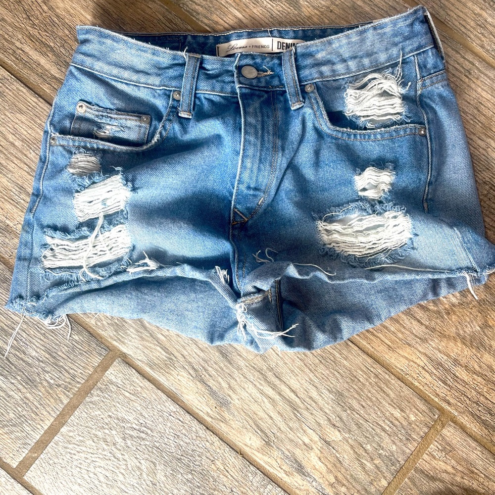 Lovers + Friends denim shorts